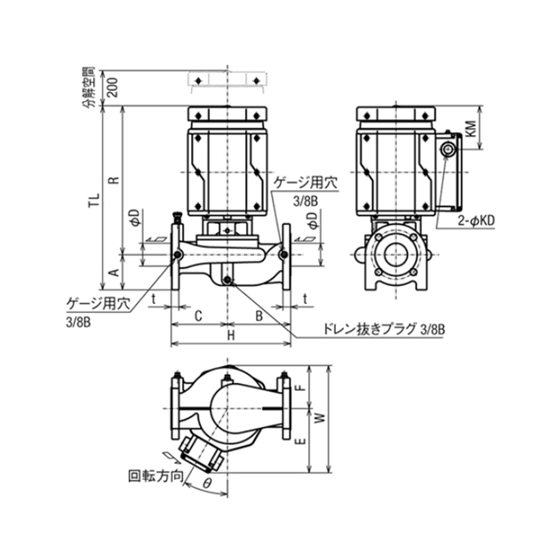 HITACHI-IES日立電動泵JDS 65X50A-E52.5