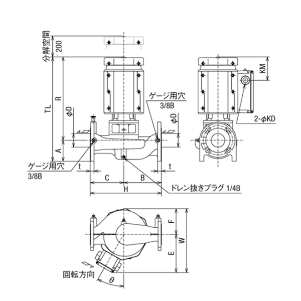 HITACHI-IES日立電動泵JDS 65X50A-E52.5