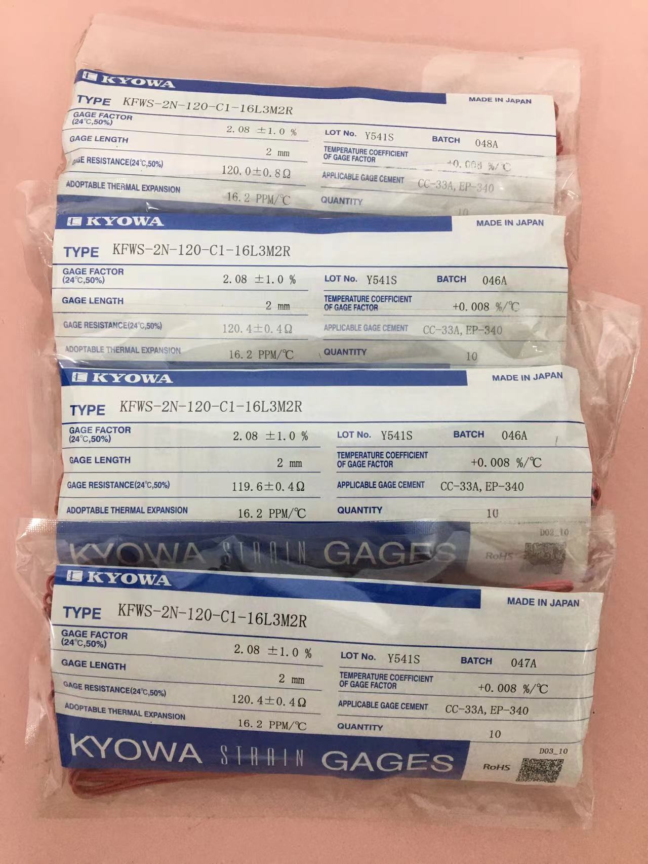 日本KYOWA共和 防水應(yīng)變片 KFWS-2N-120-C1-16L3M2R【江崎】周生 (8).jpg