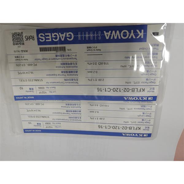 日本KYOWA共和配件耗材應變片KFGS-6-120-C1-16 L30C2R