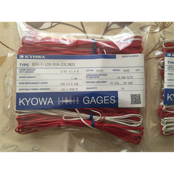 日本KYOWA共和配件耗材應變片KFGS-6-120-C1-16 L30C2R