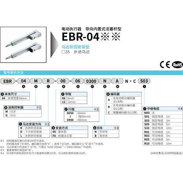 CKD喜開理電動執(zhí)行器導向內(nèi)置式活塞桿型EBR-04GL-00-060400BCB