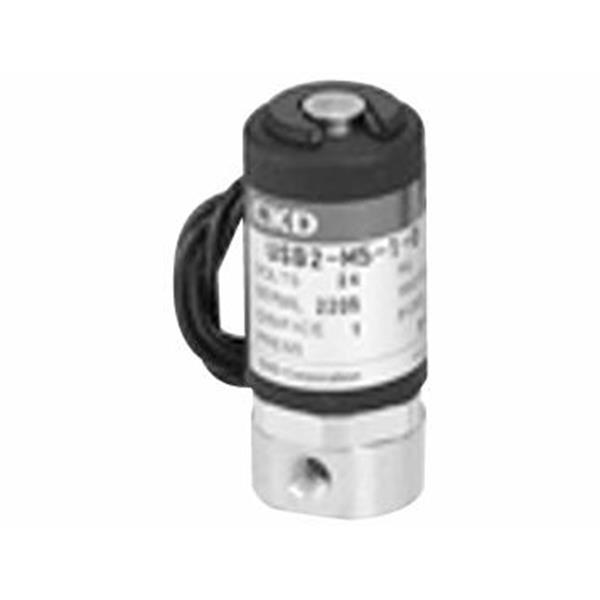 CKD喜開(kāi)理多種流體小型直動(dòng)式2通電磁閥USB2-M5-2-L-AC200V