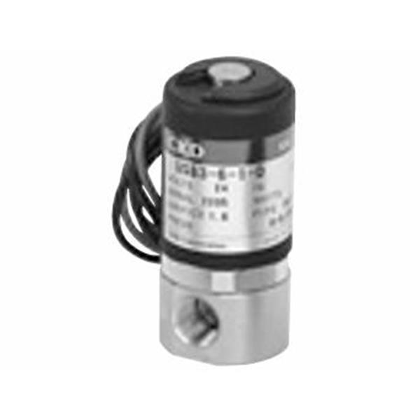 CKD喜開理多種流體小型直動式2通電磁閥USB3-6-1-B-DC12V