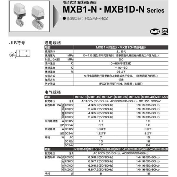 CKD喜開理電動(dòng)式球閥2?3通閥MXB1D-10-N-1